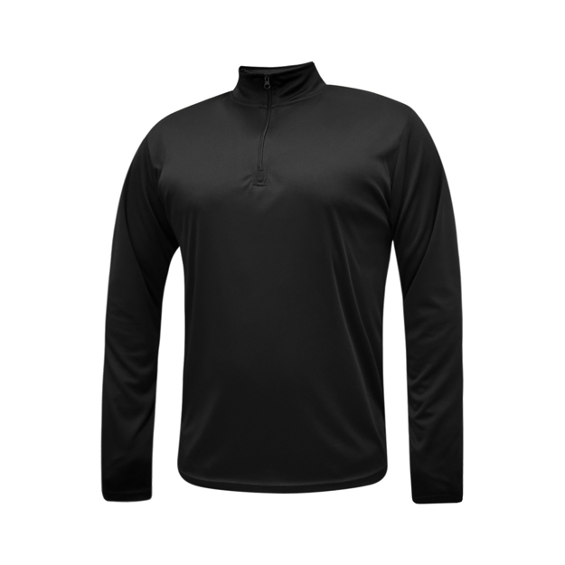 Chandail Dryfit Manche longue avez zip - DTF Logo poitrine