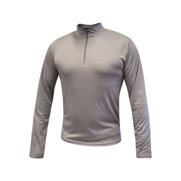 Chandail Dryfit Manche longue avez zip - DTF Logo poitrine