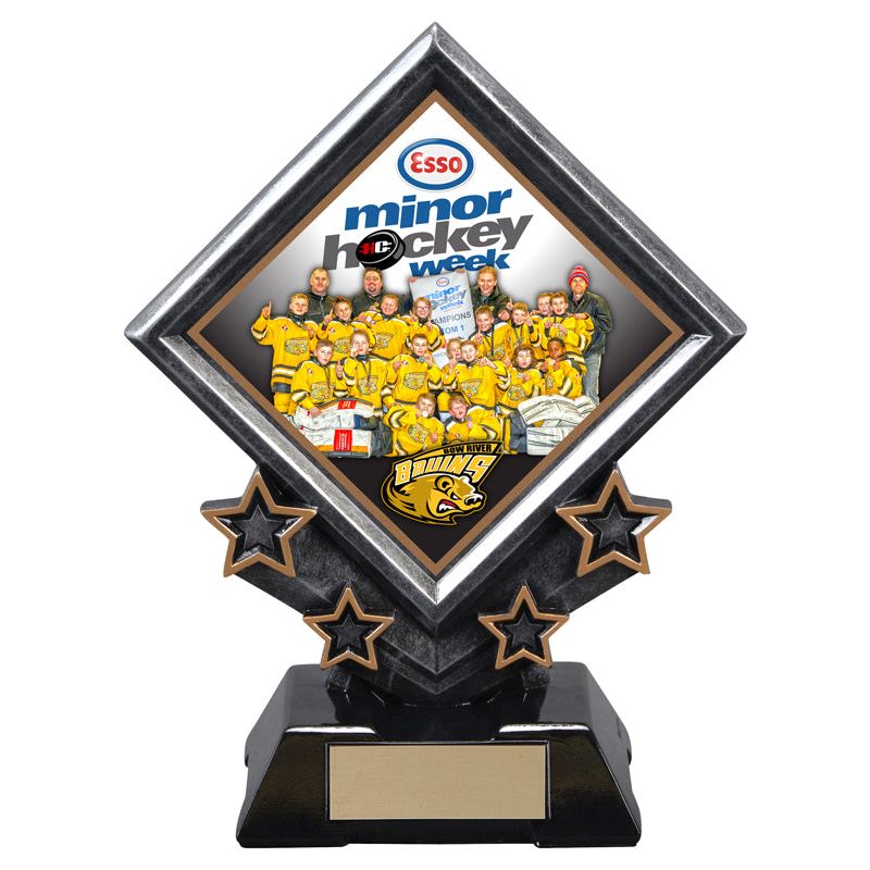 Trophée et gravure DMV