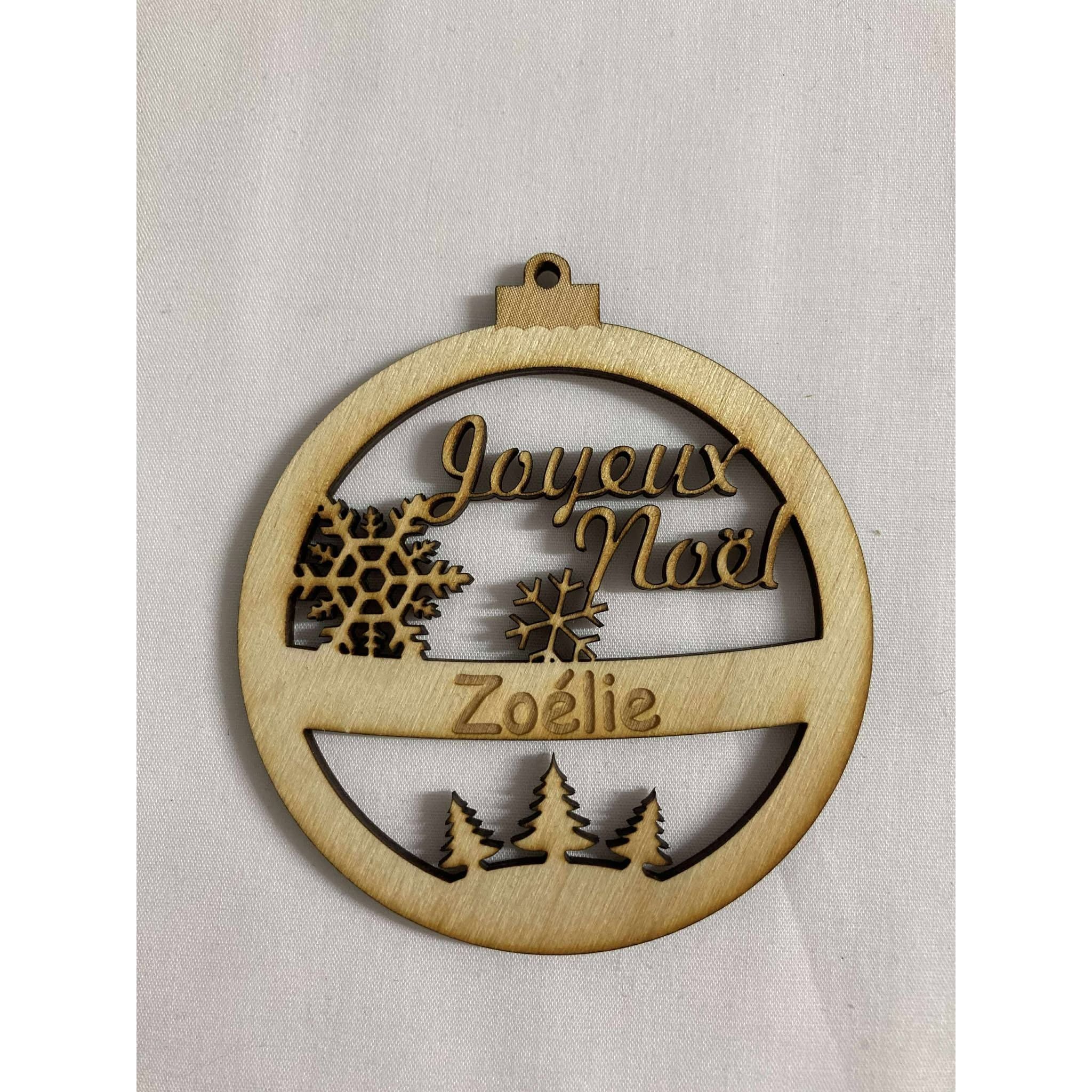 Boule de Noël personnalisable