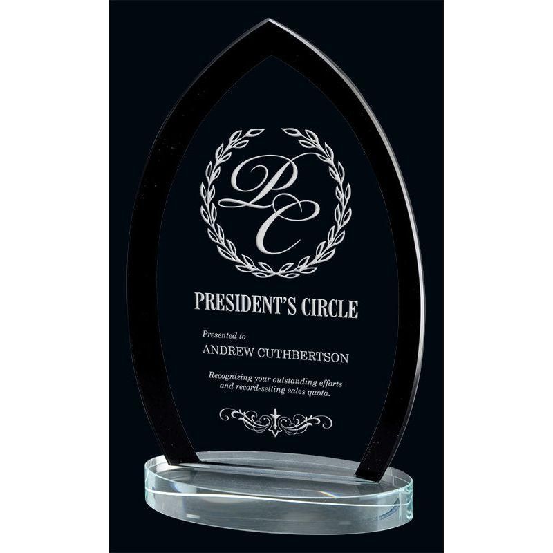 Trophée en vitre de couleur - Sherbrooke