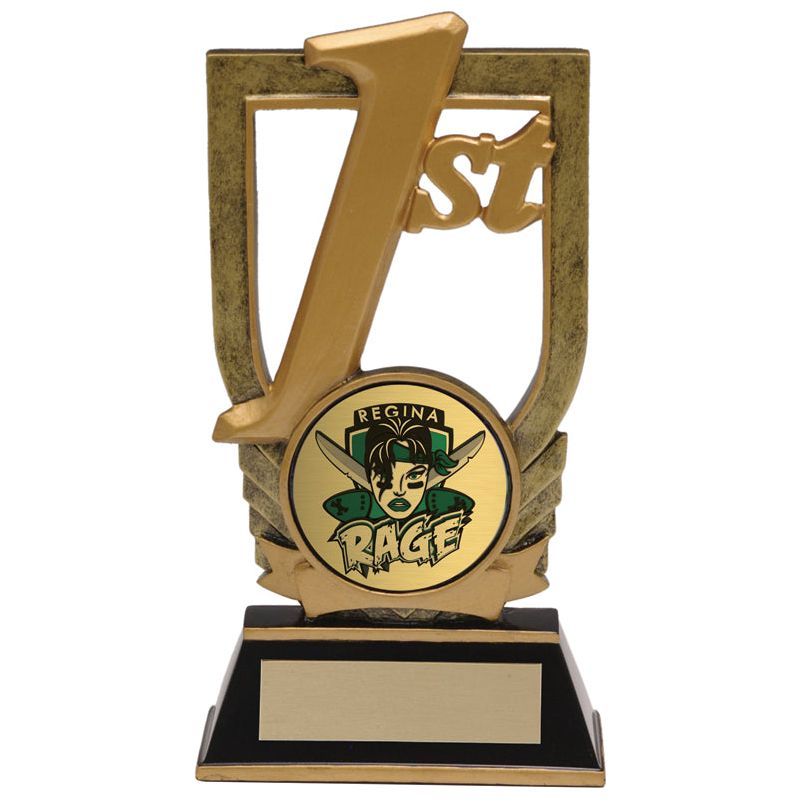 Trophée et gravure DMV