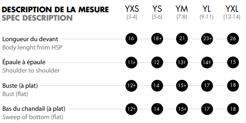 Dry fit Manche courte Enfant - ATD