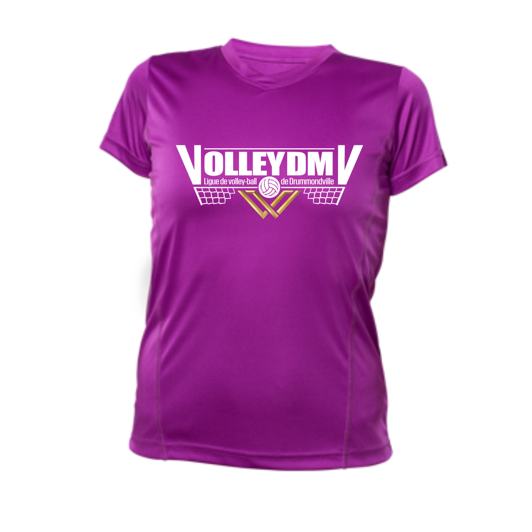 Dry fit Manche courte Femme (7 couleurs) - Volleyball DMV