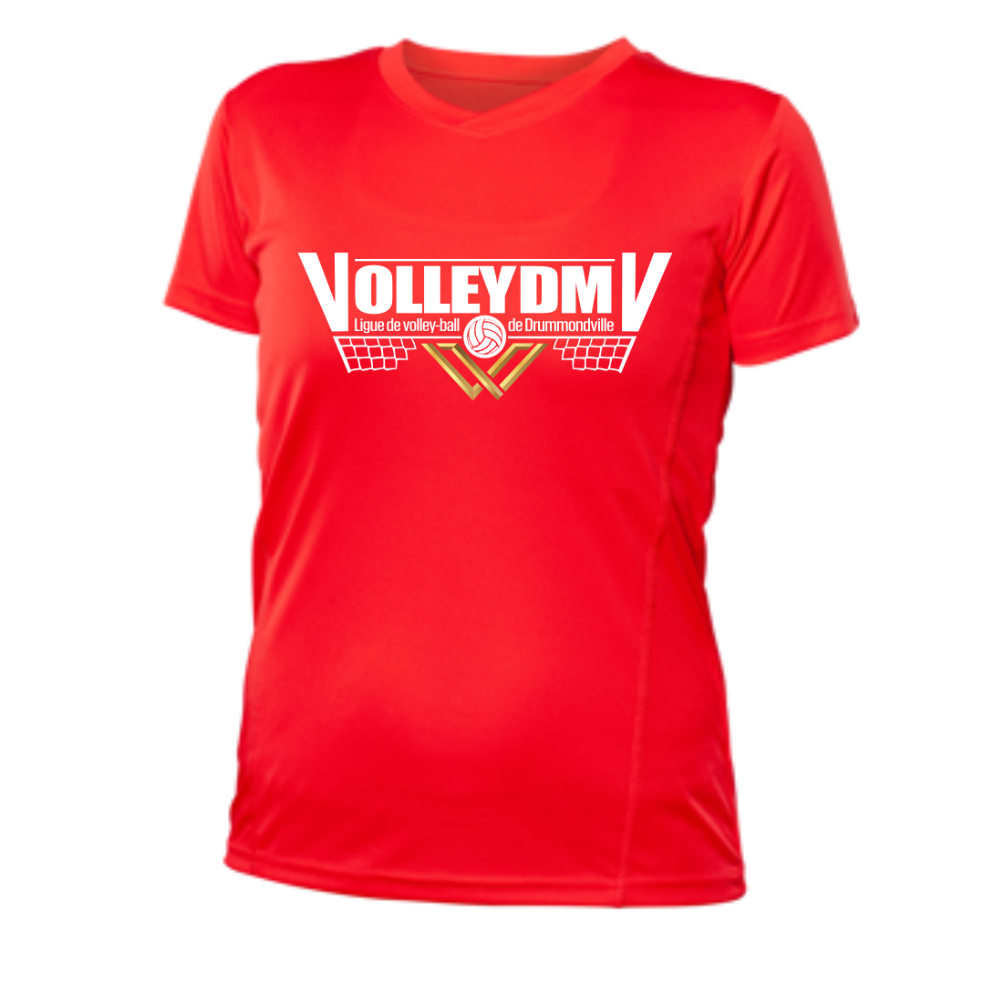 Dry fit Manche courte Femme (7 couleurs) - Volleyball DMV
