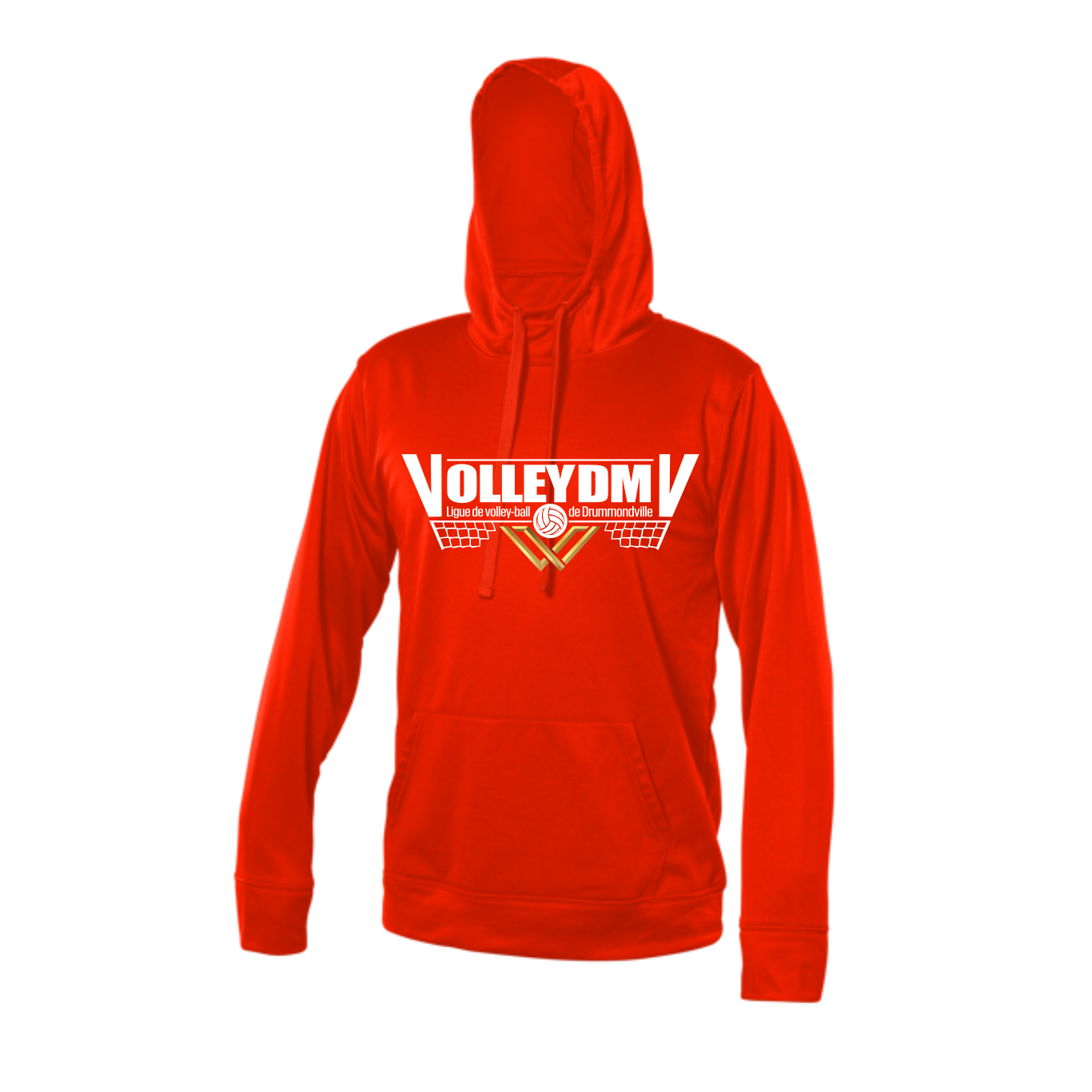 Hoodie polyester (5 couleurs) - Volleyball DMV