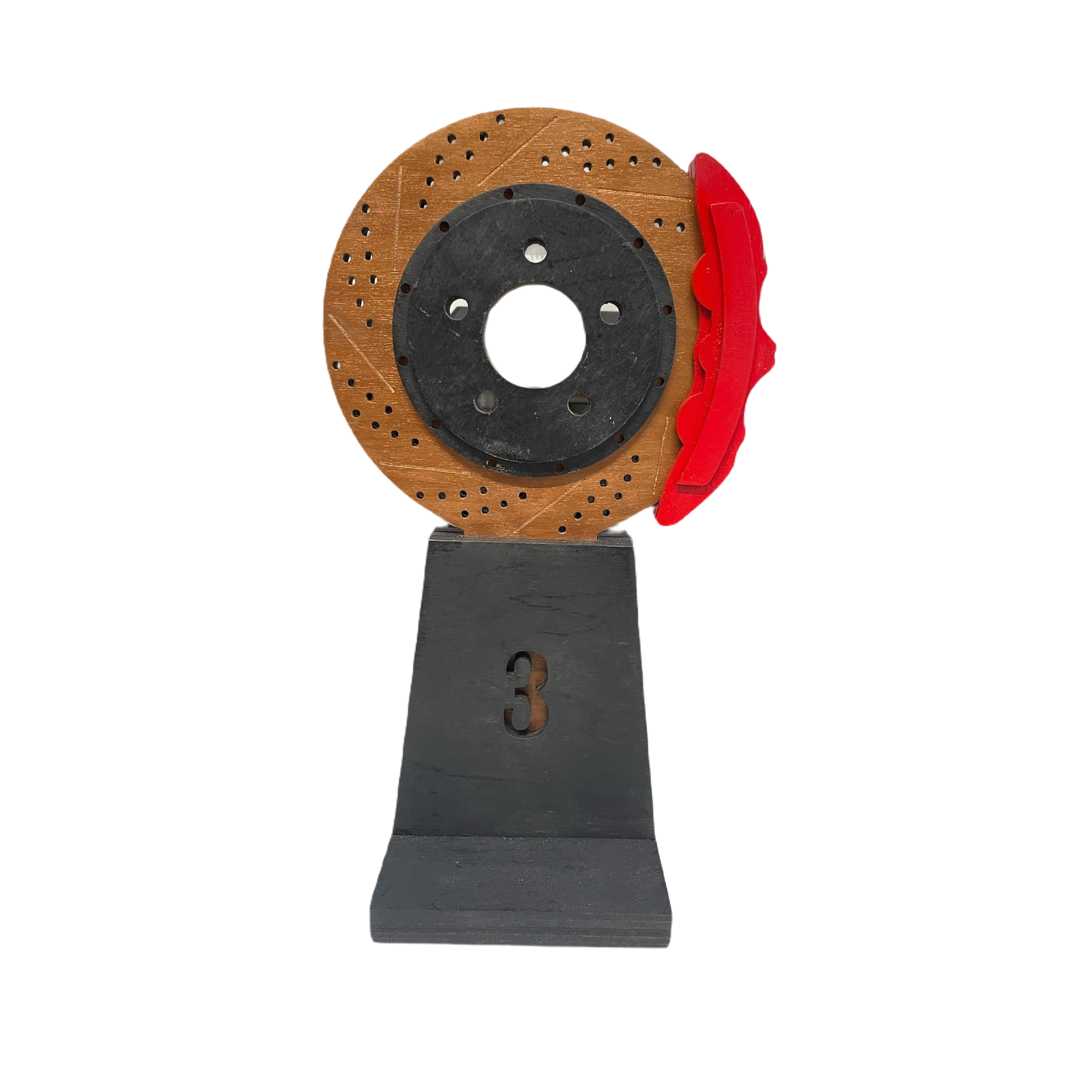 Trophée frein en bois